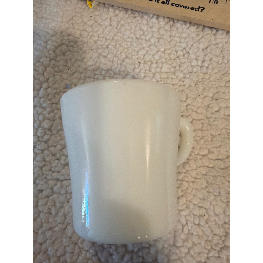 Vintage Pyrex Tableware by Corning White Milk Glass Coffee Mug 709-21 USA Made